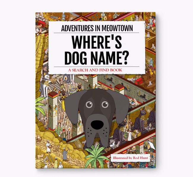 Personalised Great Dane Book: Where's Great Dane? Volume 2
